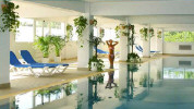 Asterias Beach Hotel 25m Indoor Lap Pool. Click to enlarge this photograph.