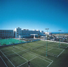 Tennis Court at the Avanti Hotel in Pafos, Cyprus, click to enlarge this photograph