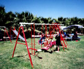Children's playground at the Cavo Maris Beach Hotel