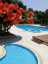 Swimming Pools at the Curium Palace Hotel. Click to enlarge this photograph
