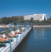Elias Beach Hotel Limassol, photograph of the hotel and pier, click to enlarge this photograph