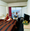 Bedroom at the Karpasiana Beach Hotel in Larnaca. Click to enlarge this photograph