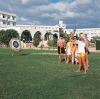 Phaethon Beach Hotel archery, click to enlarge this photograph